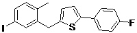 2-(4-Fluorophenyl)-5-[(5-iodo-2-methylphenyl)methyl]thiophene